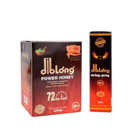 PACHET Magiun Power Honey 240 g + Diblong spray pentru intarzierea ejacularii 30ml - - Roveli
