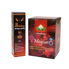 PACHET Magiun afrodisiac 240 g + Diblong spray pentru intarzierea ejacularii 30ml - - Roveli