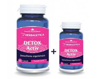Aloe Ferox Pachet 60 capsule + 30 capsule Herbagetica - Roveli.ro