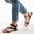 Sandale de dama joase cu bareta FM729-BLACK, Culoare (12): Negru, Marime (12): 40 - - Roveli