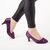 Pantofi de dama cu funda A1103PURPLE, Culoare (12): Mov, Marime (12): 40 - 3- Roveli