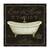 Tablou Canvas - Vana de lux II, baie, clasic, Text, Mesaj, Marime: 60 x 60 cm - - Roveli