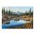 Tablou Canvas - Peisaj montan, Munti, Copaci, Brazi, Marime: 60 x 60 cm - - Roveli