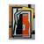 Tablou Canvas - Oglinda, Abstract, Portocaliu, Negru, Gri, Galben, Marime: 60 x 80 cm - - Roveli