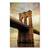 Tablou Canvas - Brooklyn Bridge dimineata, Punte, Pod, Marime: 60 x 90 cm - - Roveli