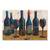Tablou Canvas - Sticle de vin I, Pahare de vin, Marime: 80 x 120 cm - - Roveli