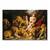 Tablou Canvas - Daniel in cusca leilor, Biblia, Lei, Om, Animale, Retro, Marime: 60 x 90 cm - - Roveli