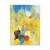 Tablou Canvas - Sferic IV, Abstract, Galben, Albastru, Cerc, Marime: 75 x 100 cm - - Roveli