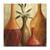 Tablou Canvas - Culori sudice III, Vaza, Plante, Maro, Retro, Marime: 60 x 60 cm - - Roveli
