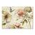 Tablou Canvas - Plimbare cu flori IV, Fluture, Retro, Marime: 60 x 80 cm - - Roveli