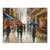 Tablou Canvas - Plimbare in ploaie II, Umbrela, Strada, Marime: 80 x 100 cm - - Roveli