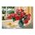 Tablou Canvas - Flori intr-o vaza, Lamaie, Geam, Marime: 75 x 100 cm - - Roveli