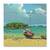 Tablou Canvas - Plutire in senin, Barca, Lac, Insula, Nori, Marime: 60 x 60 cm - - Roveli