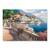 Tablou Canvas - Lacul Como, Case, Oras, Italia, Marime: 75 x 100 cm - - Roveli