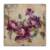 Tablou Canvas - Vintage, Floral, Mov, Marime: 60 x 60 cm - - Roveli