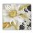 Tablou Canvas - Vintage, Floral, Alb, Marime: 60 x 60 cm - - Roveli