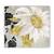 Tablou Canvas - Vintage, Flori, Alb, Marime: 60 x 60 cm - - Roveli