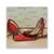 Tablou Canvas - Pantofi, Rosu, Elegant, Marime: 60 x 60 cm - - Roveli
