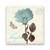 Tablou Canvas - Floral, VIntage, Fluturi, Primavara, Marime: 60 x 60 cm - - Roveli