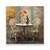 Tablou Canvas - Paris, Vintage, Terasa, Vin, Marime: 60 x 60 cm - - Roveli