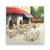 Tablou Canvas - Paris, Cafenea, Strada, Terasa, Marime: 60 x 60 cm - - Roveli