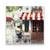 Tablou Canvas - Bistro II, Strada, Paris, Vintage, Turnul Eiffel, Marime: 60 x 60 cm - - Roveli
