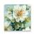 Tablou Canvas - Flori, Nufar, Alb, Marime: 60 x 60 cm - - Roveli