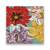 Tablou Canvas - Flori, Crizantem, Multicolor, Marime: 60 x 60 cm - - Roveli