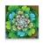Tablou Canvas - Macro, Floare, Verde,, Marime: 60 x 60 cm - - Roveli
