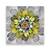 Tablou Canvas - Floare, Gri, Galben, Marime: 60 x 60 cm - - Roveli
