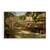 Tablou Canvas - Oras, Piata, Flori, Pictura, Marime: 80 x 120 cm - - Roveli