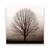 Tablou Canvas - Copac, Uscat, Monochrom, Marime: 60 x 60 cm - - Roveli