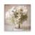 Tablou Canvas - Flori, Alb, Vaza, Marime: 60 x 60 cm - - Roveli