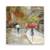 Tablou Canvas - Strada, Paris, Eiffel, Femeie, Marime: 60 x 60 cm - - Roveli