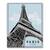 Tablou Canvas - Oras, Paris, Turnul Eiffel, Albastru, Marime: 60 x 75 cm - - Roveli