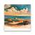 Tablou Canvas - Nautic II, Barci, Mare, Plaja, Nisip, Modern, Marime: 60 x 60 cm - - Roveli