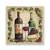 Tablou Canvas - Obiecte I, Vin, Cascaval, Strugure, Toamna, Marime: 60 x 60 cm - - Roveli