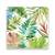 Tablou Canvas - Botanica II, Frunze, Verde, Pictura, Marime: 60 x 60 cm - - Roveli