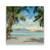Tablou Canvas - Palmier I, Natura, Peisaj, Mare, Valuri, Plaja, Vara, Marime: 60 x 60 cm - - Roveli