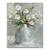 Tablou Canvas - Flori, Floare, Vaza, Primavara, Alb, Marime: 60 x 75 cm - - Roveli