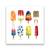 Tablou Canvas - Inghetata II, Modern, Pictura, Multicolor, Marime: 60 x 60 cm - - Roveli
