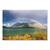 Tablou Canvas - Curcubeu in Yukon, Lac, Insula, Munti, Munte, Marime: 80 x 120 cm - - Roveli