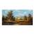 Tablou Canvas - Peisaj, Rau, Dealuri, Copaci, Ferma, Toamna, Marime: 50 x 100 cm - - Roveli