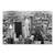 Tablou Canvas - Manhattan, America, Cladiri, Alb negru, Marime: 80 x 120 cm - - Roveli