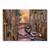 Tablou Canvas - Mimosele din Venetia, Punte, Pod, Barci, Gondole, Marime: 60 x 80 cm - - Roveli
