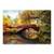 Tablou Canvas - Gapstone Bridge II, Toamna, Natura, Copaci, Marime: 75 x 100 cm - - Roveli