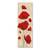 Tablou Canvas - Flori de maci I, Flori preferate, Retro, Rosu, Marime: 30 x 90 cm - - Roveli