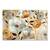 Tablou Canvas - Flori de Maci Aurii si Albe, Marime: 80 x 120 cm - - Roveli