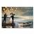 Tablou Canvas -  Romanta in Amurg, Iubire, Dans, Serenada, Lac, Marime: 80 x 120 cm - - Roveli
