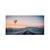 Tablou canvas - Balon Plutitor in Aer, Apus de Soare, Marime: 50 x 100 cm - - Roveli